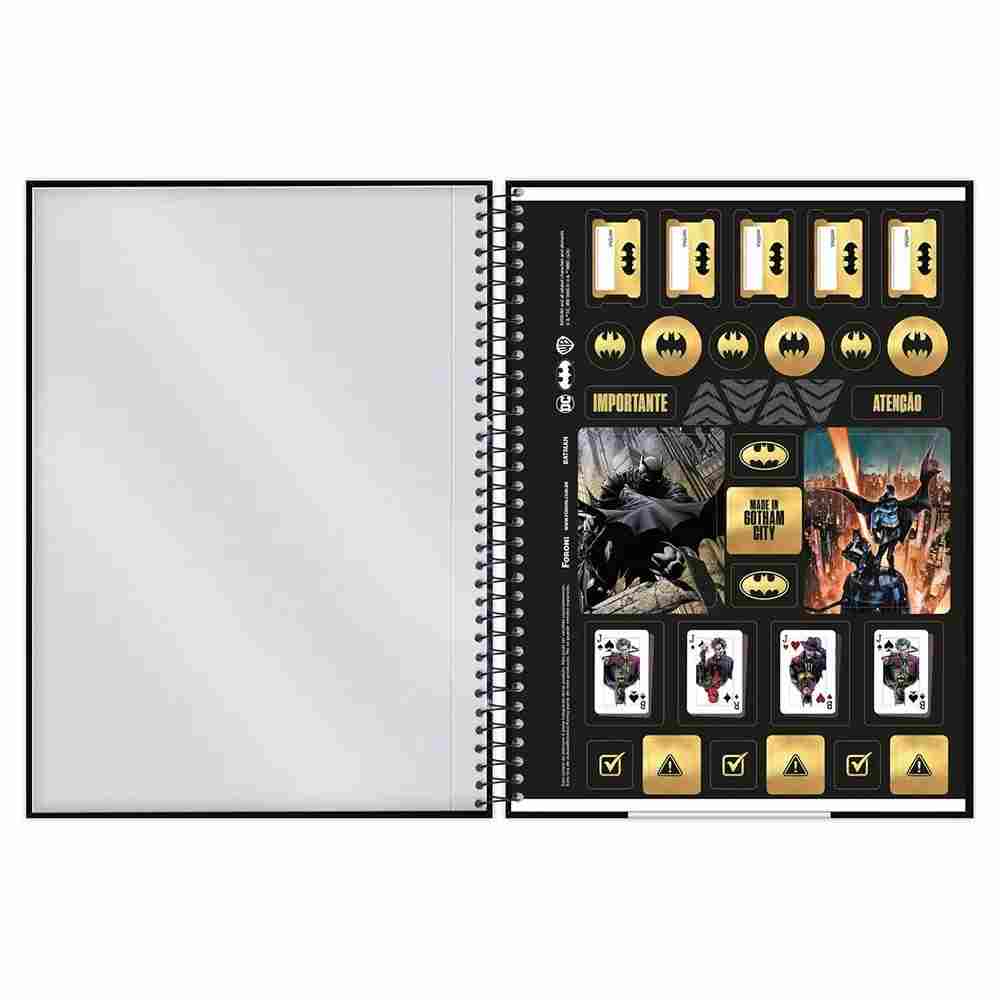 CADERNO C.D. 1X1 BATMAN 